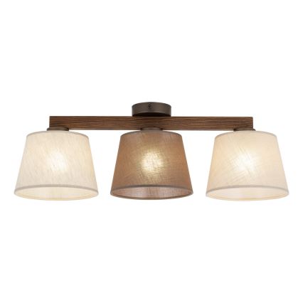BRILAGI - LED Prigludęs lubinis šviestuvas LATTE SABIA 3xE27/15W/230V pušis/mišrus