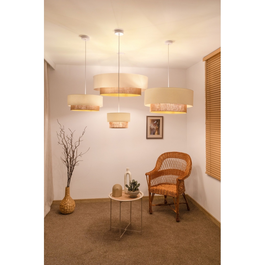 Brilagi - LED prigludęs lubų šviestuvas BOHO stiliaus 3xE27/15W/230V, skersmuo 80 cm