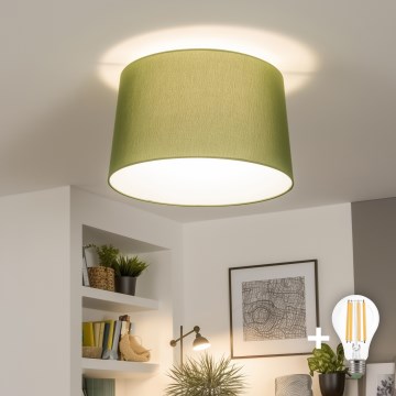 Brilagi - LED prigludęs lubų šviestuvas CERIA 1xE27/40W/230V skersmuo 45 cm žalias