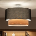 Brilagi - LED prigludęs lubų šviestuvas CERIA 1xE27/60W/230V Ø 50 cm balta/juoda/smėlinė