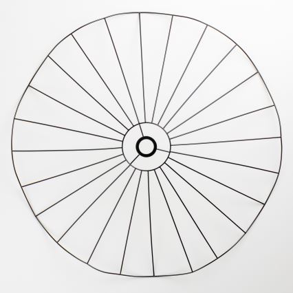 Brilagi - LED prigludęs lubų šviestuvas CERIA WIRE 1xE27/40W/230V skersmuo 80 cm juoda/ąžuolas