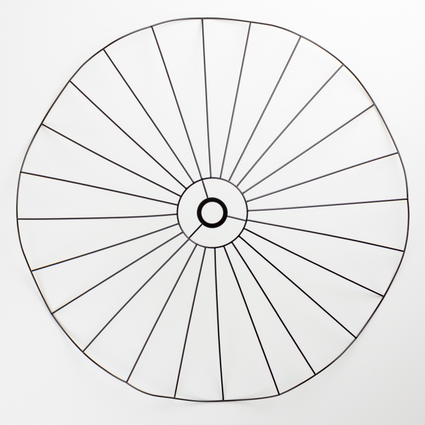 Brilagi - LED prigludęs lubų šviestuvas CERIA WIRE 1xE27/40W/230V skersmuo 80 cm juoda/ąžuolas