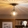Brilagi - LED prigludęs lubų šviestuvas CERIA WIRE 1xE27/60W/230V skersmuo 21 cm juodas
