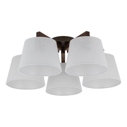 BRILAGI - LED prigludęs lubų šviestuvas LATTE 5xE27/15W/230V pušis/balta