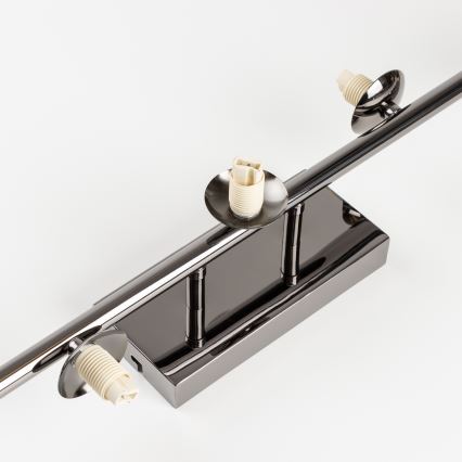 Brilagi - LED prigludęs šviestuvas MILLA 7xG9/3W/230V juodas chromas/auksas