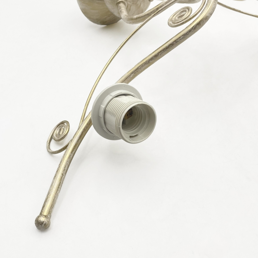 Brilagi - LED prigludusi liustra ANTICO 3xE27/60W/230V balta patina