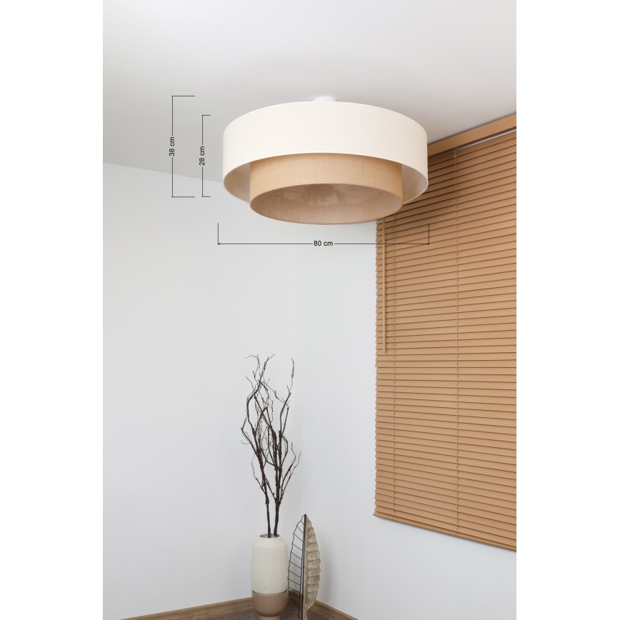 Brilagi - LED prigludusi liustra BOHO STYLE 3xE27/15W/230V skersmuo 80 cm