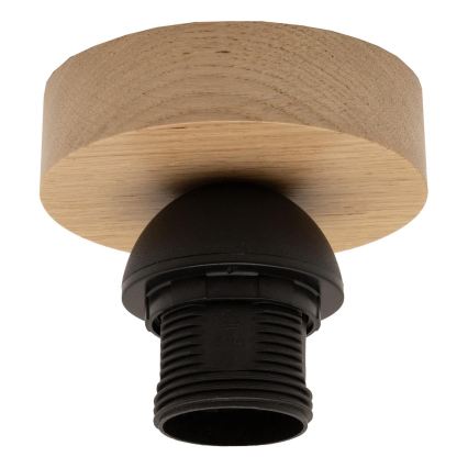 Brilagi - LED prigludusi liustra CERIA BOHO 1xE27/40W/230V skersmuo 70 cm rotangas/ąžuolas