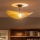 Brilagi - LED prigludusi liustra CERIA BOHO 1xE27/60W/230V skersmuo 60 cm juoda/smėlinė