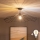 Brilagi - LED prigludusi liustra CERIA WIRE 1x E27/60W/230V, skersmuo 80 cm, juoda