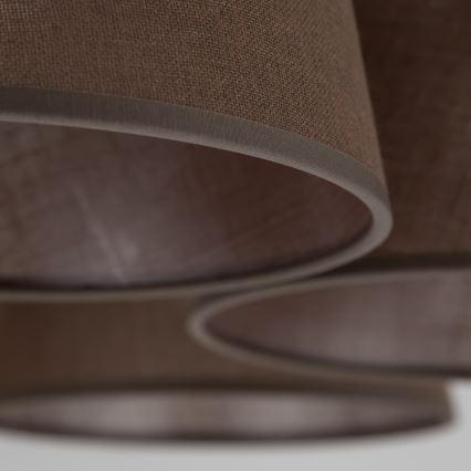 BRILAGI - LED prigludusi liustra LATTE 5xE27/15W/230V pušis/ruda
