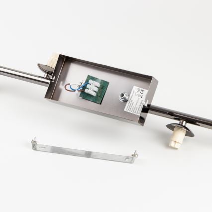 Brilagi - LED prigludusi liustra MILLA 4xG9/3W/230V, juodo chromo ir auksinės apdailos