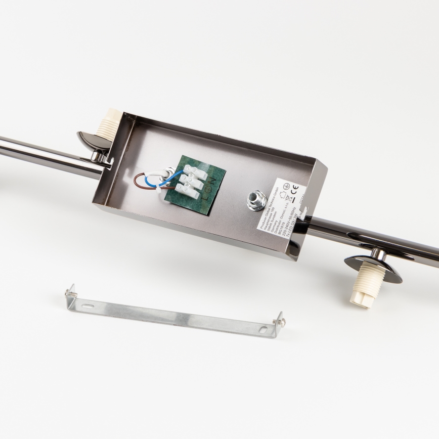 Brilagi - LED prigludusi liustra MILLA 4xG9/3W/230V, juodo chromo ir auksinės apdailos