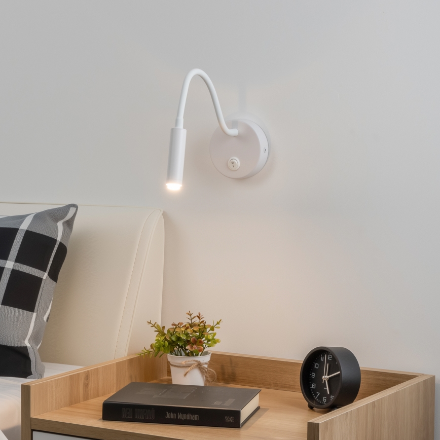 Brilagi - LED Pritemdomas lankstus sieninis šviestuvas MAYA 1xG9/4W/230V balta 2700-6500K Wi-Fi Tuya