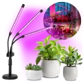 BRILAGI - LED Pritemdomas lankstus Stalinis šviestuvas augalams auginti VITABLOOM 3xLED/10W/230V juoda