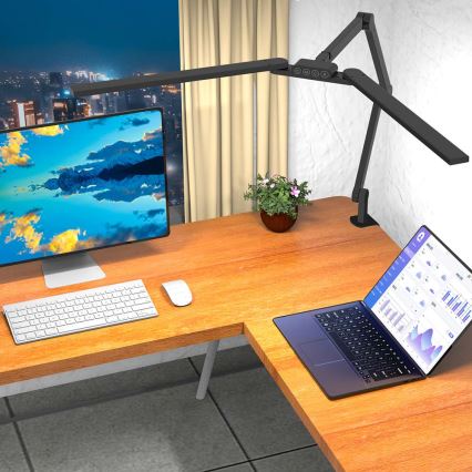 Brilagi - LED šviesos reguliavimas jutiklinė lankstus Stalinis šviestuvas VARIO LED/24W/230V 3000-6500K CRI 92 juoda