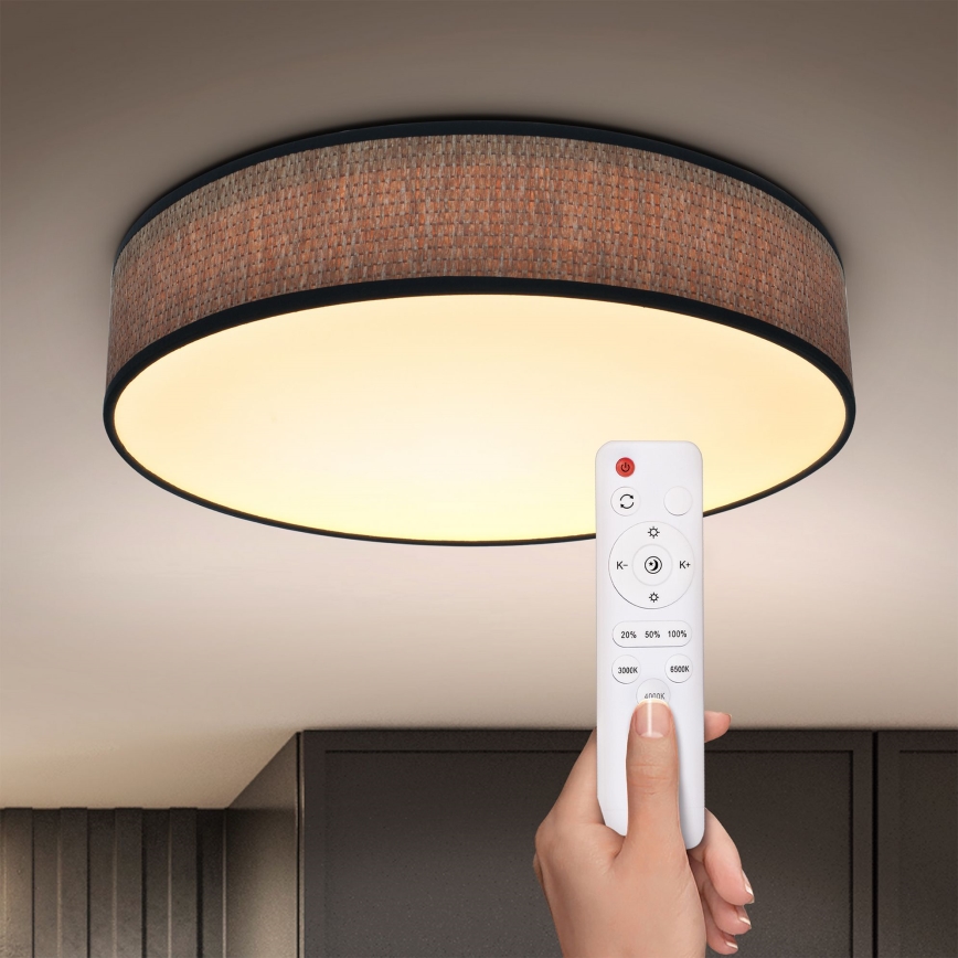 Brilagi - LED Pritemdomas lubinis šviestuvas ADELA LED/48W/230V 3000-6500K diametras 40 cm + nuotolinio valdymo pultas