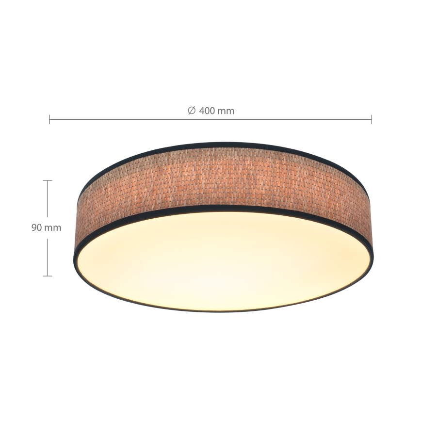 Brilagi - LED Pritemdomas lubinis šviestuvas ADELA LED/48W/230V 3000-6500K diametras 40 cm + nuotolinio valdymo pultas