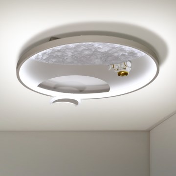 Brilagi - LED Pritemdomas lubinis šviestuvas ASTRO LED/20W/230V 3000/4000/6000K + nuotolinio valdymo pultas
