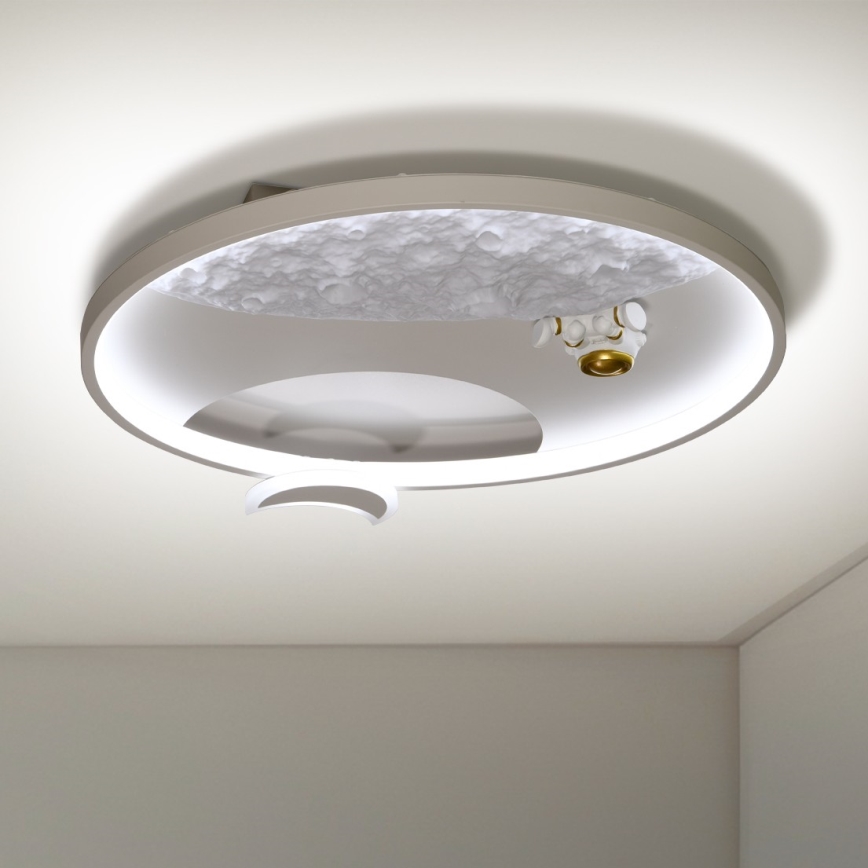 Brilagi - LED Pritemdomas lubinis šviestuvas ASTRO LED/20W/230V 3000/4000/6000K + nuotolinio valdymo pultas