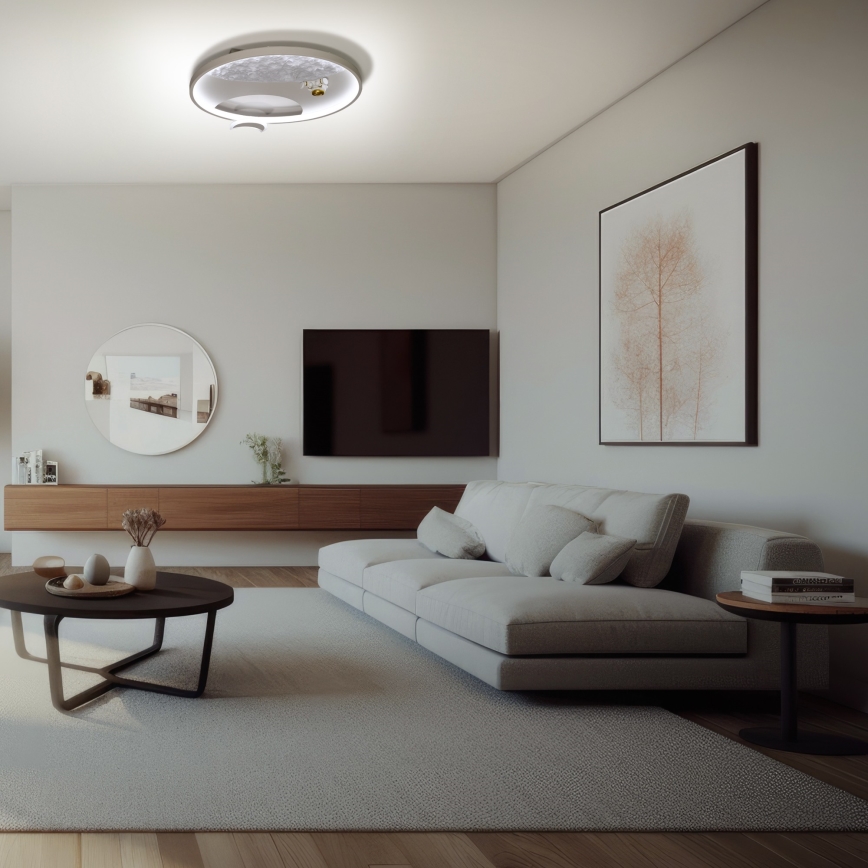 Brilagi - LED Pritemdomas lubinis šviestuvas ASTRO LED/20W/230V 3000/4000/6000K + nuotolinio valdymo pultas