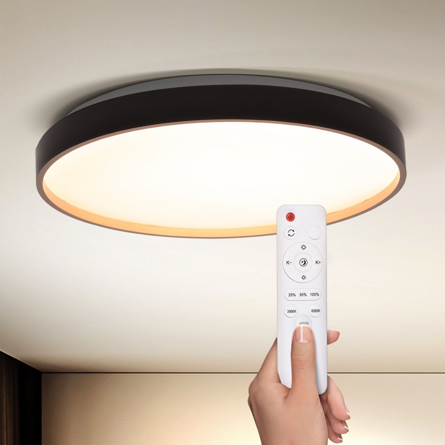 Brilagi - LED Pritemdomas lubinis šviestuvas CALA LED/48W/230V 3000-6500K diametras 38 cm + nuotolinio valdymo pultas