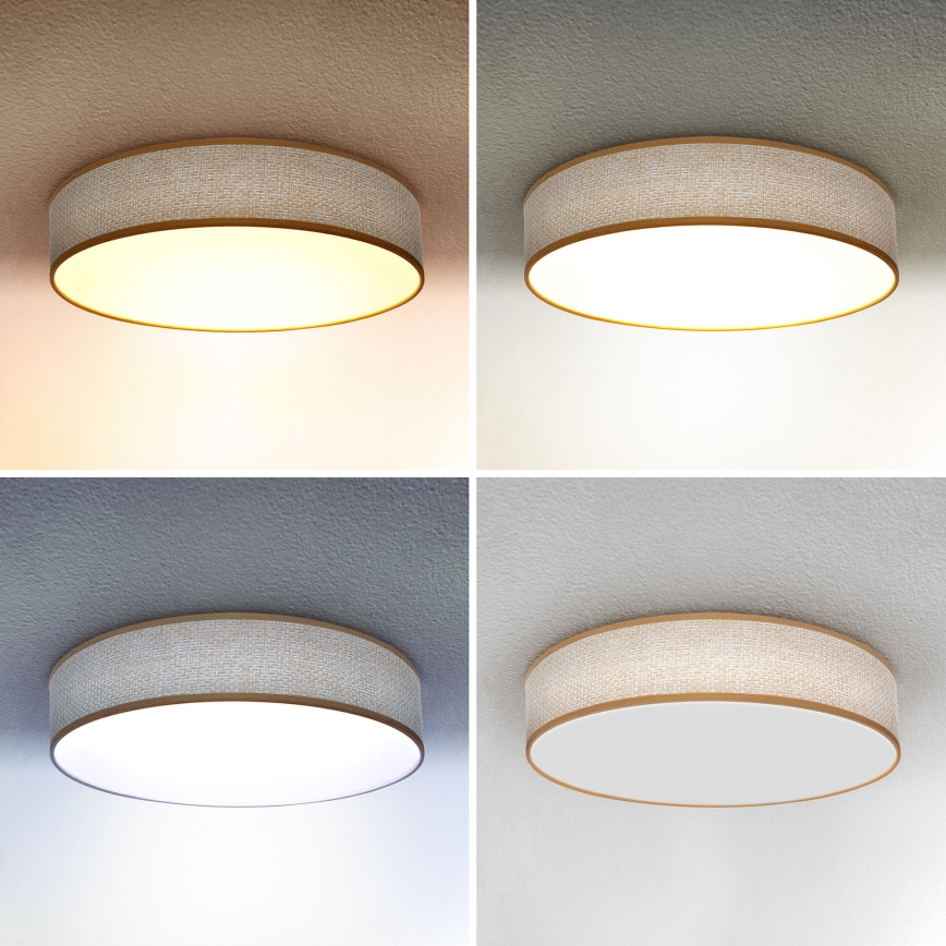 Brilagi - LED Pritemdomas lubinis šviestuvas CARMEN LED/48W/230V 3000-6500K diametras 40 cm + nuotolinio valdymo pultas