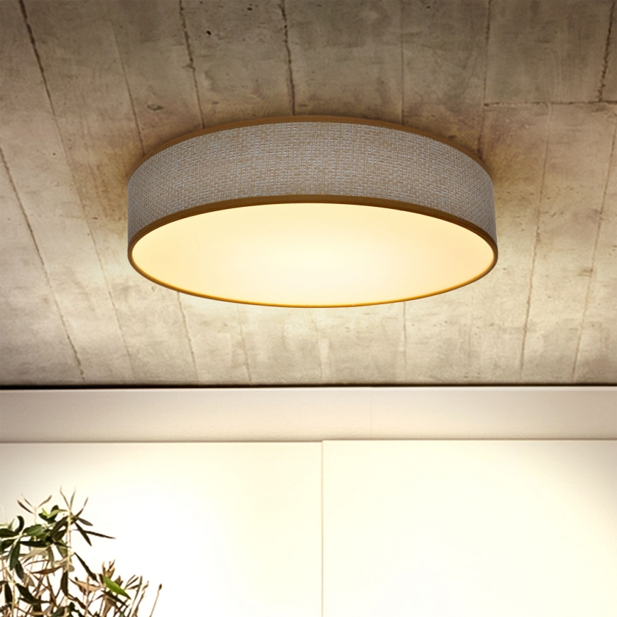 Brilagi - LED Pritemdomas lubinis šviestuvas CARMEN LED/48W/230V 3000-6500K diametras 40 cm + nuotolinio valdymo pultas