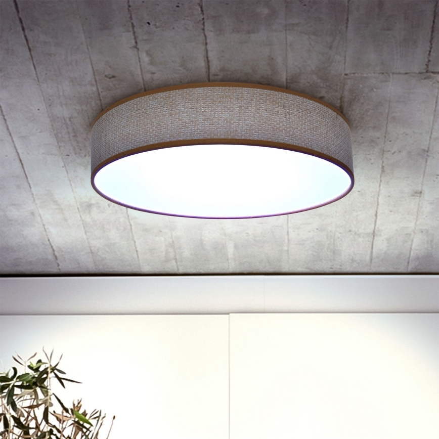 Brilagi - LED Pritemdomas lubinis šviestuvas CARMEN LED/48W/230V 3000-6500K diametras 40 cm + nuotolinio valdymo pultas