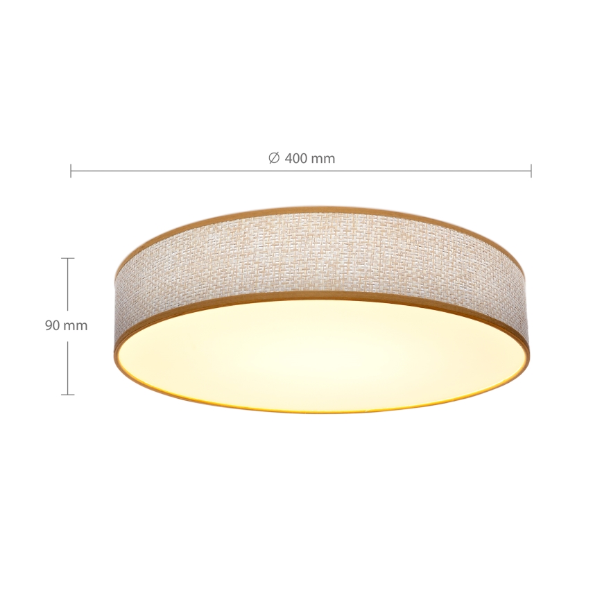 Brilagi - LED Pritemdomas lubinis šviestuvas CARMEN LED/48W/230V 3000-6500K diametras 40 cm + nuotolinio valdymo pultas
