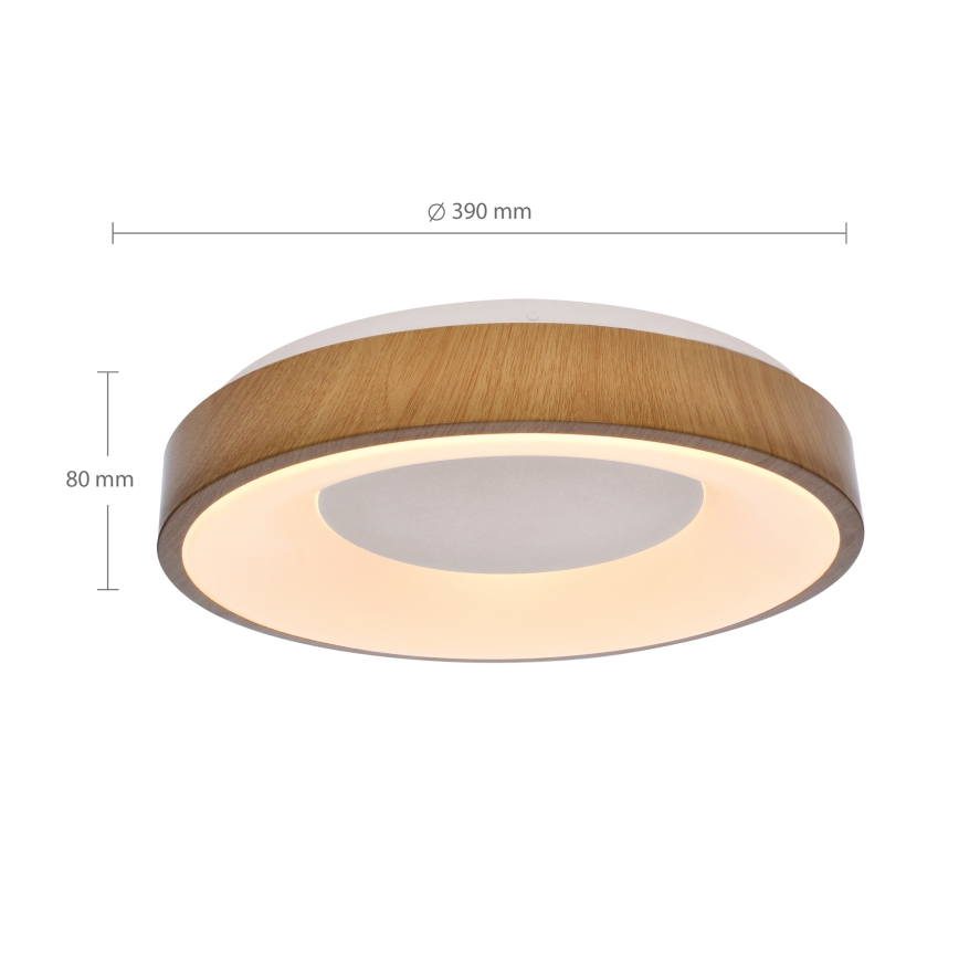 Brilagi - LED Pritemdomas lubinis šviestuvas DORIA LED/48W/230V 3000-6500K diametras 39 cm + nuotolinio valdymo pultas