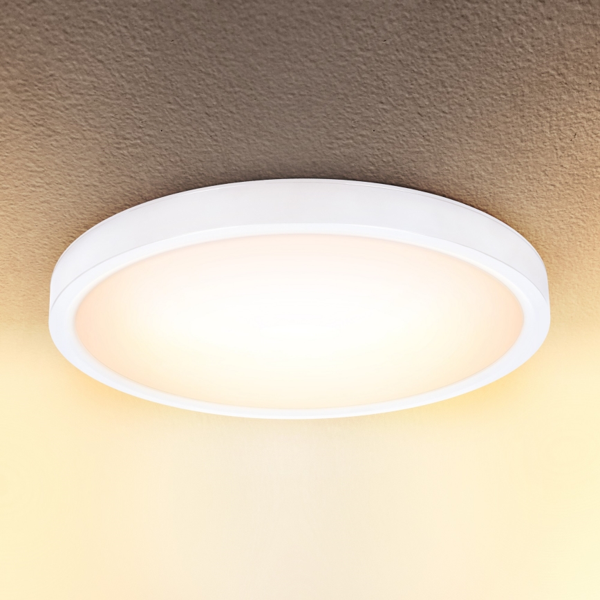 Brilagi - LED Pritemdomas lubinis šviestuvas ESTELA LED/36W/230V 3000-6500K ø 30 cm balta + nuotolinio valdymo pultas