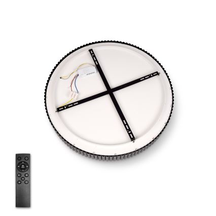 Brilagi - LED reguliuojamas lubinis šviestuvas FALCON MODERN LED/30W/230V 3000-6500K skers. 40 cm juodas + su nuotoliniu valdymu