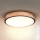 Brilagi - LED Pritemdomas lubinis šviestuvas GLORIA LED/48W/230V 3000-6500K ąžuolas diametras 40 cm + nuotolinio valdymo pultas