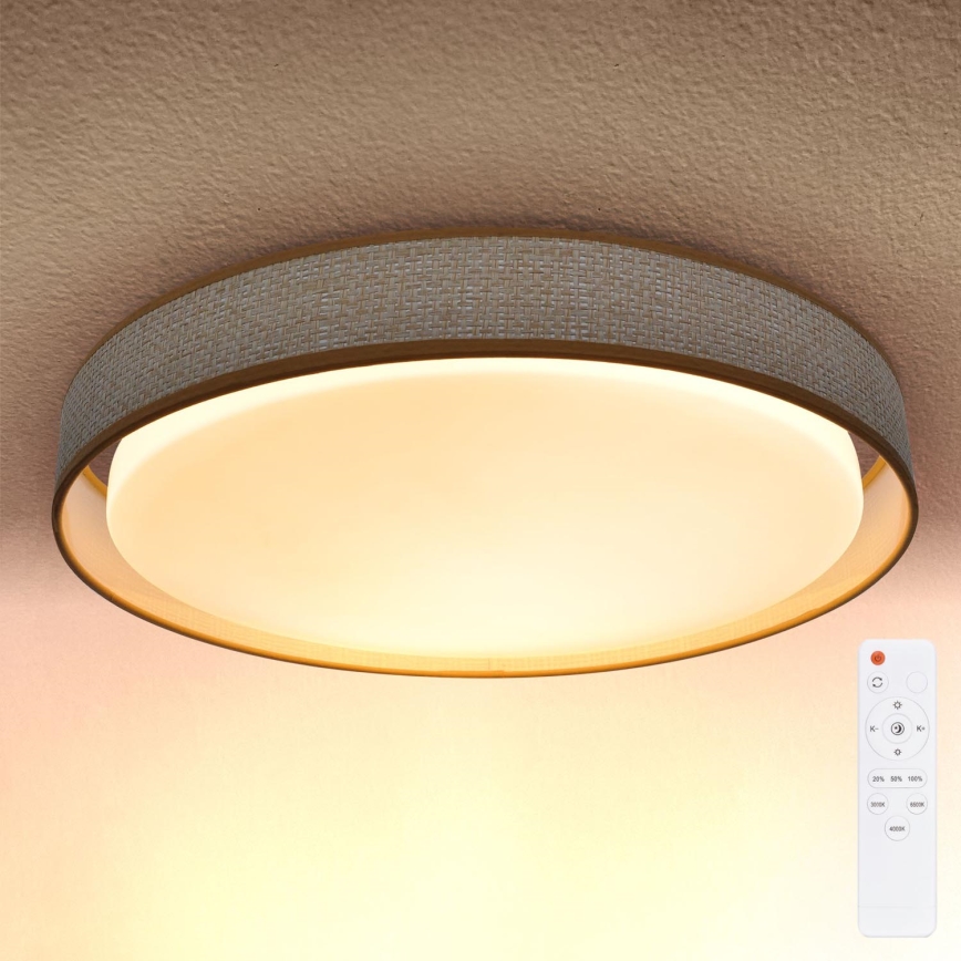 Brilagi - LED Pritemdomas lubinis šviestuvas KIANIA LED/48W/230V 3000-6500K diametras 43 cm + nuotolinio valdymo pultas