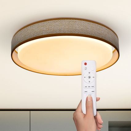 Brilagi - LED Pritemdomas lubinis šviestuvas KIANIA LED/48W/230V 3000-6500K diametras 43 cm + nuotolinio valdymo pultas