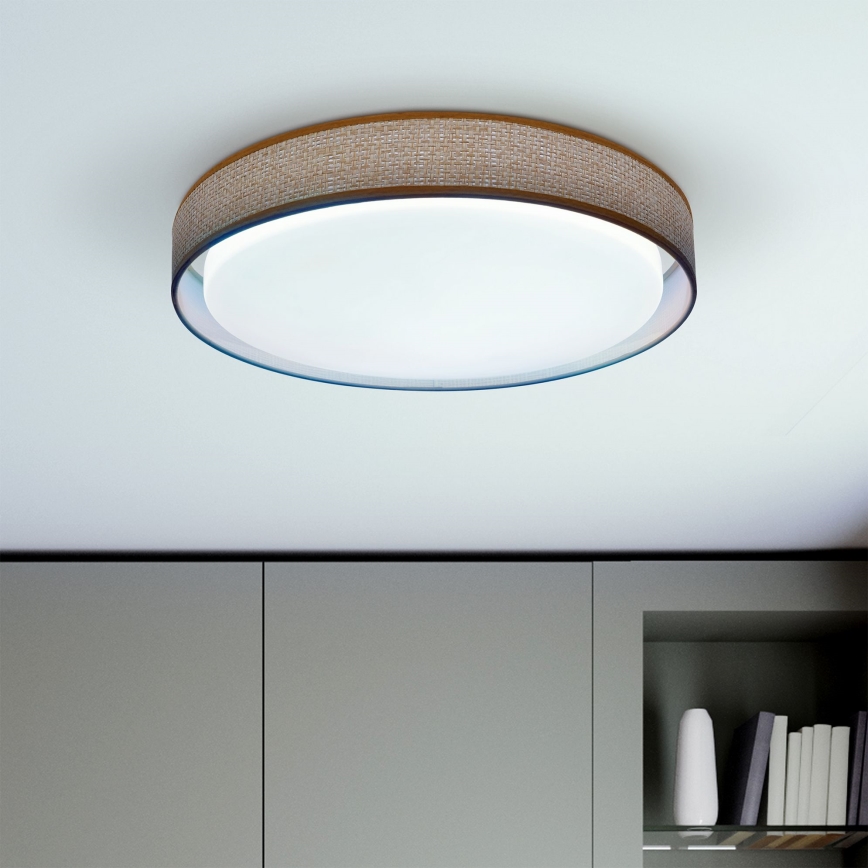 Brilagi - LED Pritemdomas lubinis šviestuvas KIANIA LED/48W/230V 3000-6500K diametras 43 cm + nuotolinio valdymo pultas
