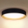 Brilagi - LED Pritemdomas lubinis šviestuvas LARIOS LED/48W/230V 3000-6500K ø 39 cm juoda + nuotolinio valdymo pultas