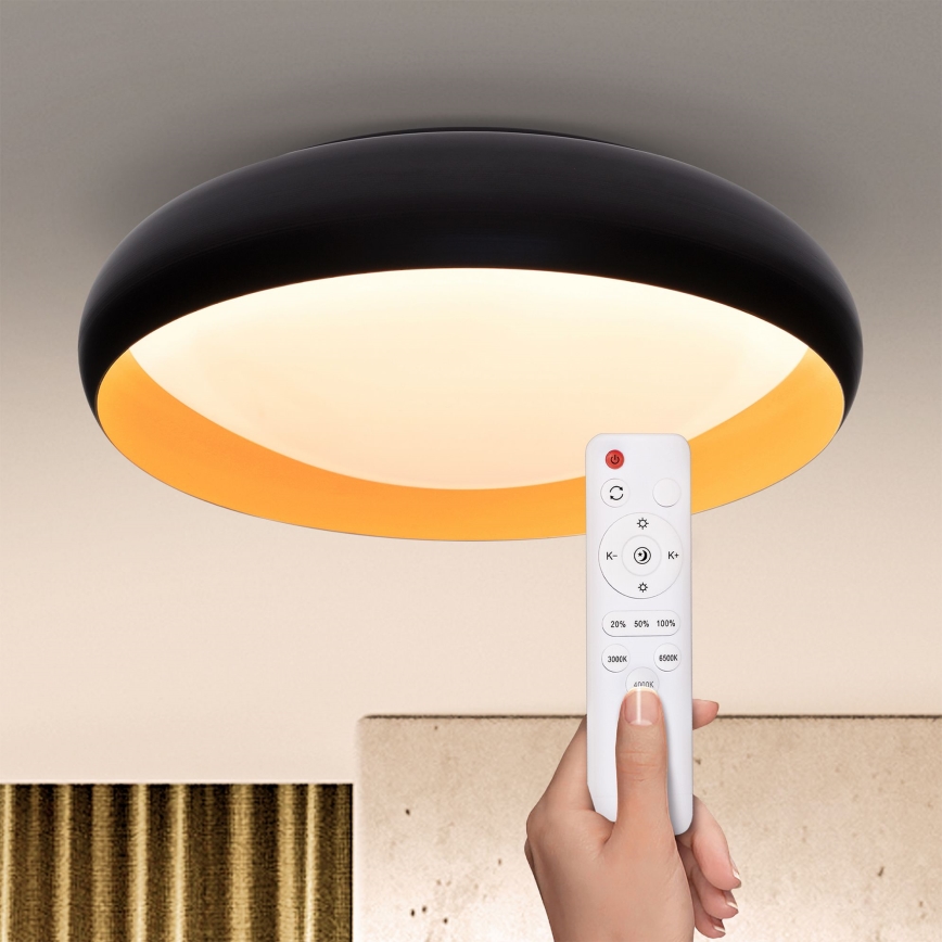 Brilagi - LED Pritemdomas lubinis šviestuvas LIVIA LED/48W/230V 3000-6500K diametras 42 cm + nuotolinio valdymo pultas