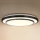 Brilagi - LED Pritemdomas lubinis šviestuvas LUCIANO LED/48W/230V 3000-6500K ø 39 cm juoda + nuotolinio valdymo pultas