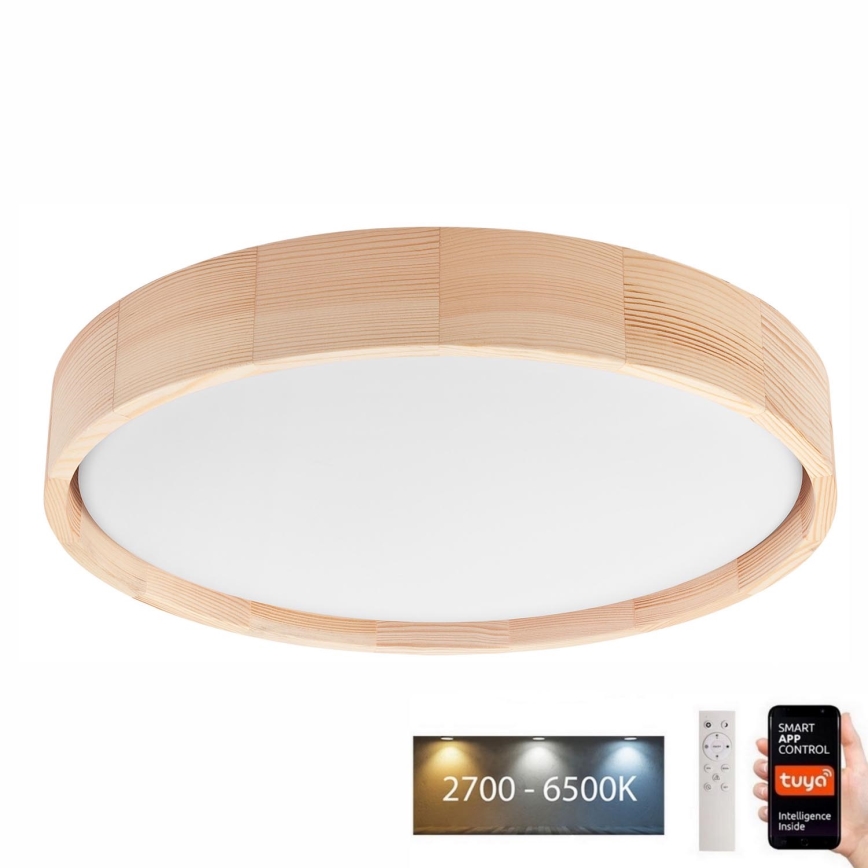 Brilagi - LED Pritemdomas lubinis šviestuvas MANAROLA SMART LED/24W/230V 2700-6500K d. 41 cm Wi-Fi + nuotolinio valdymo pultas Tuya