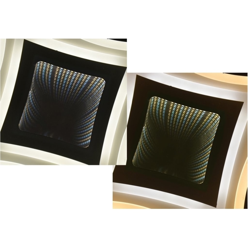 Brilagi - LED Pritemdomas lubinis šviestuvas MODERN LED/102W/230V 2700-6500K 50x50 cm + nuotolinio valdymo pultas