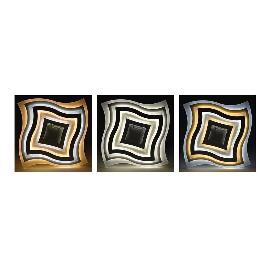 Brilagi - LED Pritemdomas lubinis šviestuvas MODERN LED/102W/230V 2700-6500K 50x50 cm + nuotolinio valdymo pultas