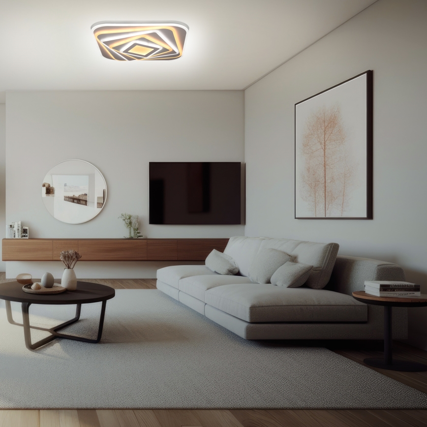 Brilagi - LED Pritemdomas lubinis šviestuvas MODERN LED/210W/230V 2700-6500K 55x55 cm + nuotolinio valdymo pultas