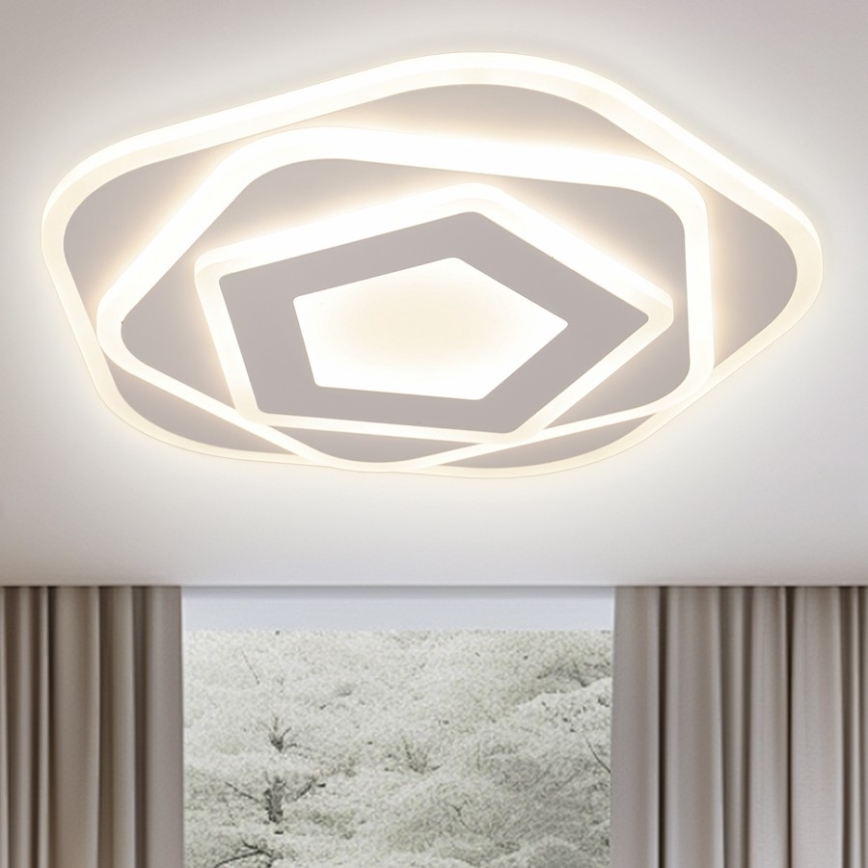 Brilagi - LED Pritemdomas lubinis šviestuvas MODERN LED/64W/230V 2700-6500K + nuotolinio valdymo pultas