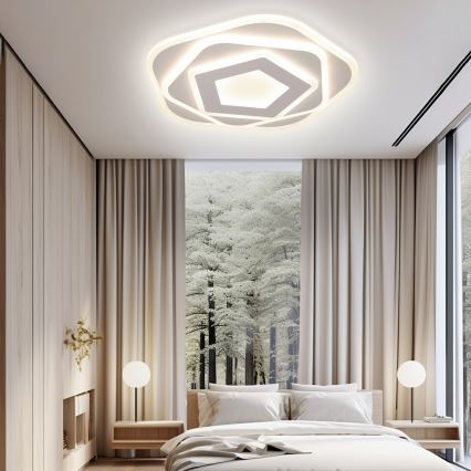 Brilagi - LED Pritemdomas lubinis šviestuvas MODERN LED/64W/230V 2700-6500K + nuotolinio valdymo pultas