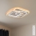 Brilagi - LED Pritemdomas lubinis šviestuvas MODERN LED/80W/230V 2700-6500K 52,5x52,5 cm + nuotolinio valdymo pultas
