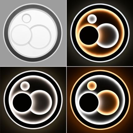 Brilagi - LED Pritemdomas lubinis šviestuvas MODERN LED/89W/230V 2700-6500K diametras 47 cm + nuotolinio valdymo pultas