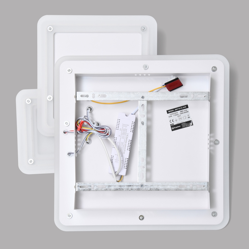 Brilagi - LED Pritemdomas lubinis šviestuvas MODERN LED/93W/230V 2700-6500K 48,5x48,5 cm + nuotolinio valdymo pultas