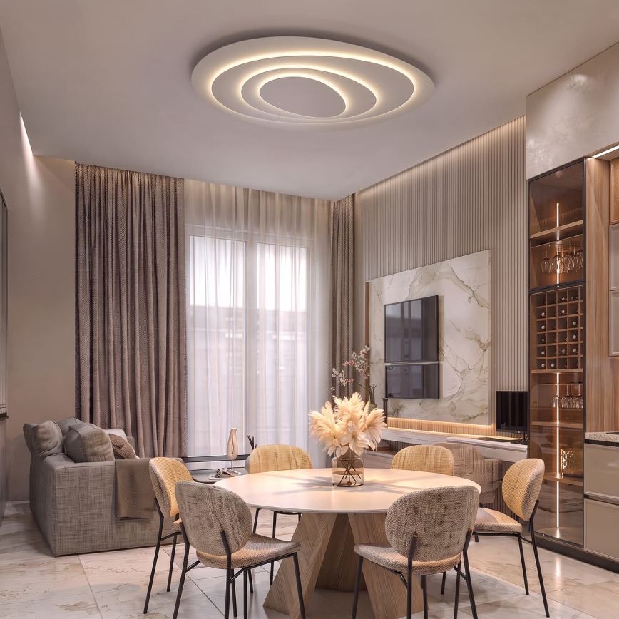 BRILAGI - LED Reguliuojamas lubinis šviestuvas MODERN MAXI LED/87W/230V 3000-6000K 67x80 cm + nuotolinis valdymas